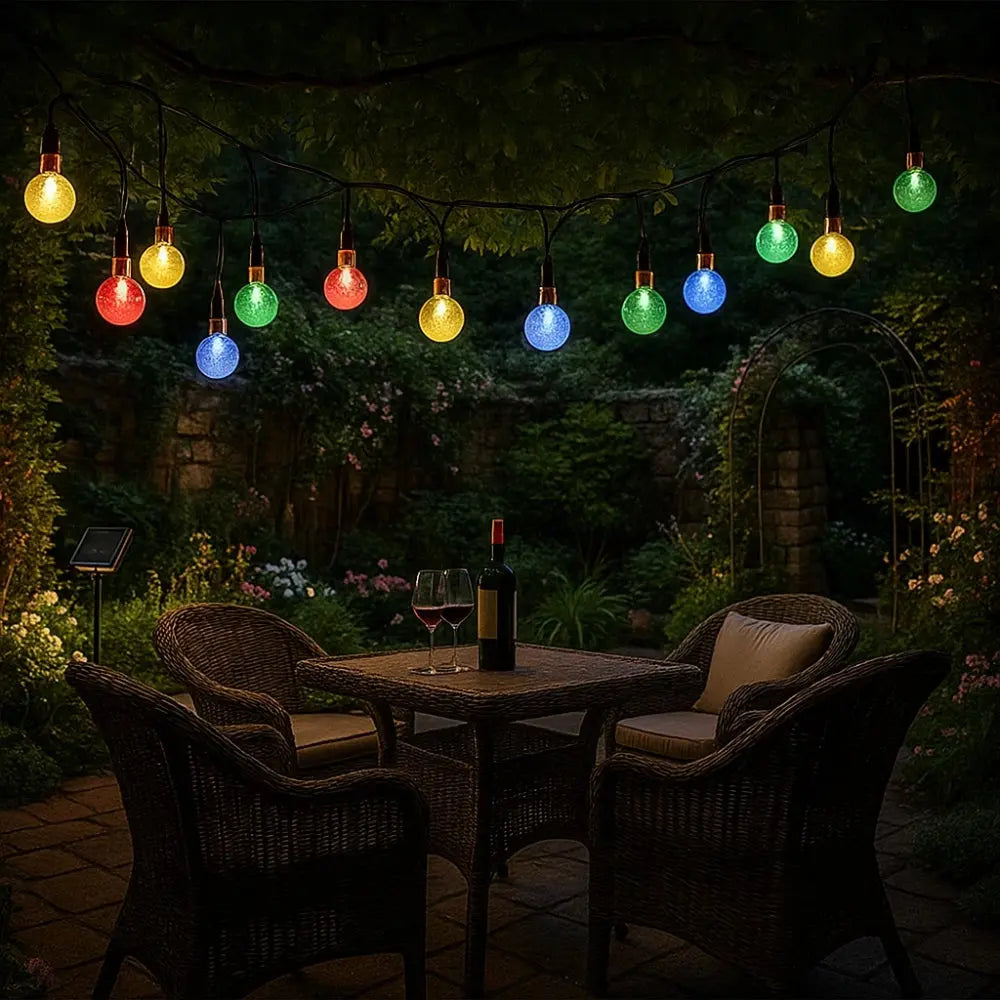 Guirlande Lumineuse Extérieur Solaire - Lueurs Festives Bohèmes