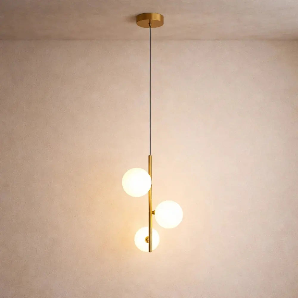 Lampe À Suspension - Sphères Laiton Nocturne