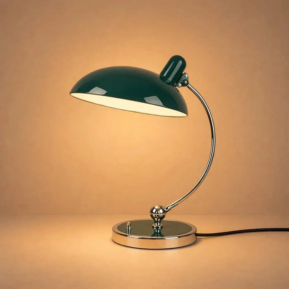 Lampe De Bureau Vintage - Dôme Rétro Courbé