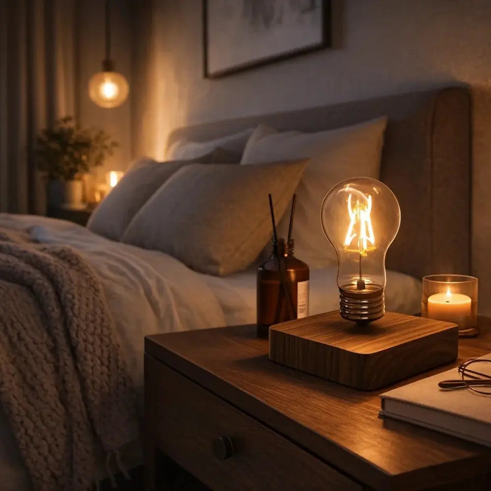 Lampe Led de Table - Lévitation Edison Enchantée