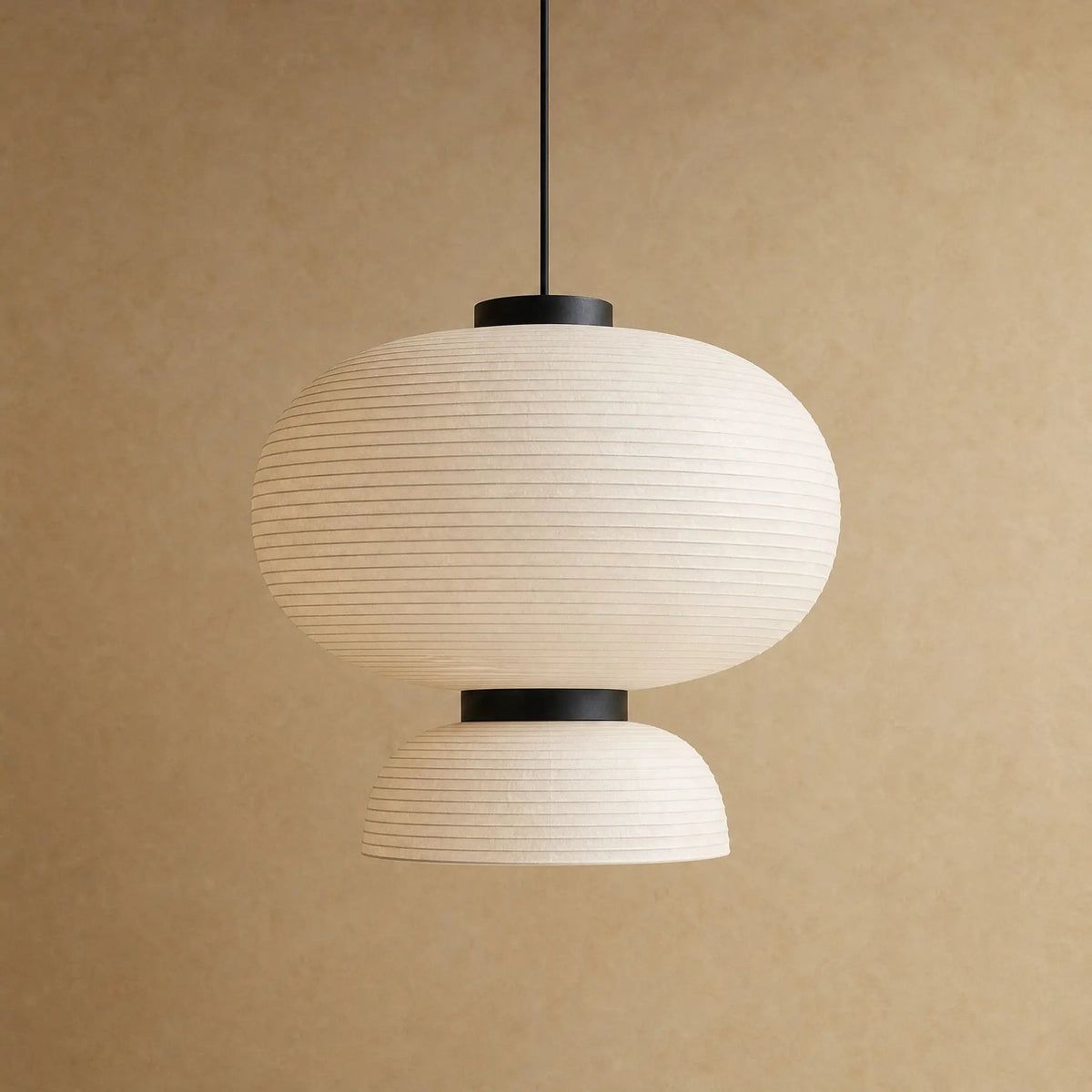 Suspension Papier de Riz - Équilibre Wabi Sabi