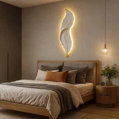 Applique Murale Plume - Lumière Envolée