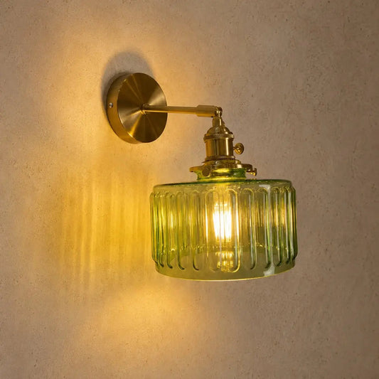 Applique Murale En Verre - Verre Vert Canopée