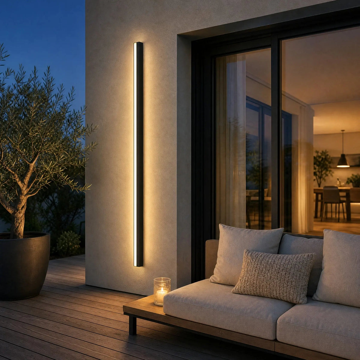 Applique Murale Extérieur - Ligne LED IP65