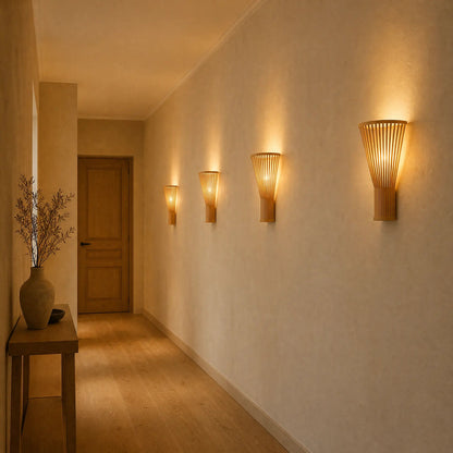 Applique Murale Japonaise - Corolle de Bambou