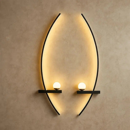 Applique Murale Led - Rayures Lumineuses Modernes