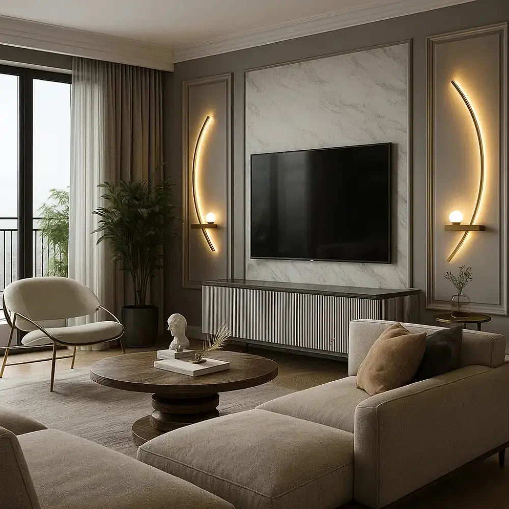 Applique Murale Led - Rayures Lumineuses Modernes