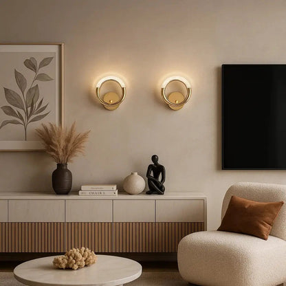 Applique Murale Interieure Led - Halo Acrylique Diffus