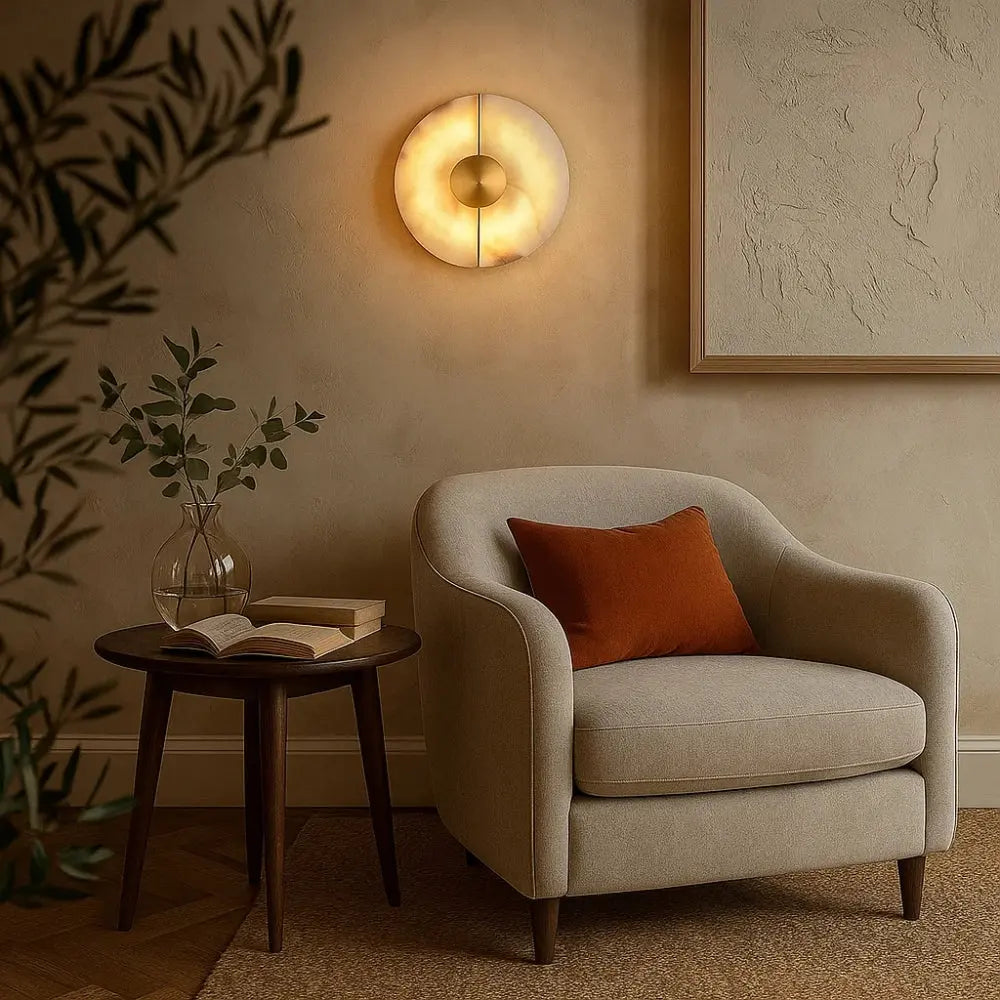 Applique Murale Marbre - Éclat Albâtre Luxueux