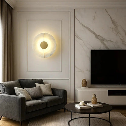 Applique Murale Marbre - Éclat Albâtre Luxueux