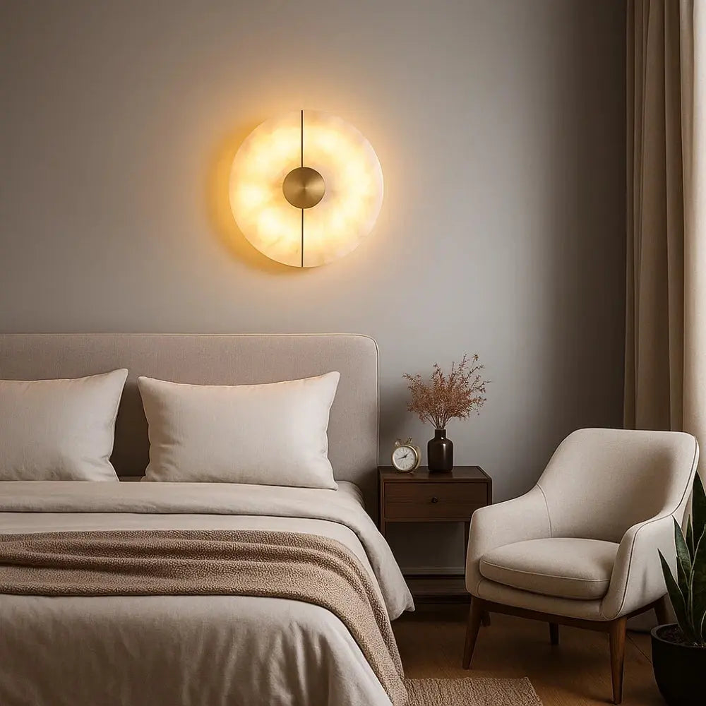 Applique Murale Marbre - Éclat Albâtre Luxueux