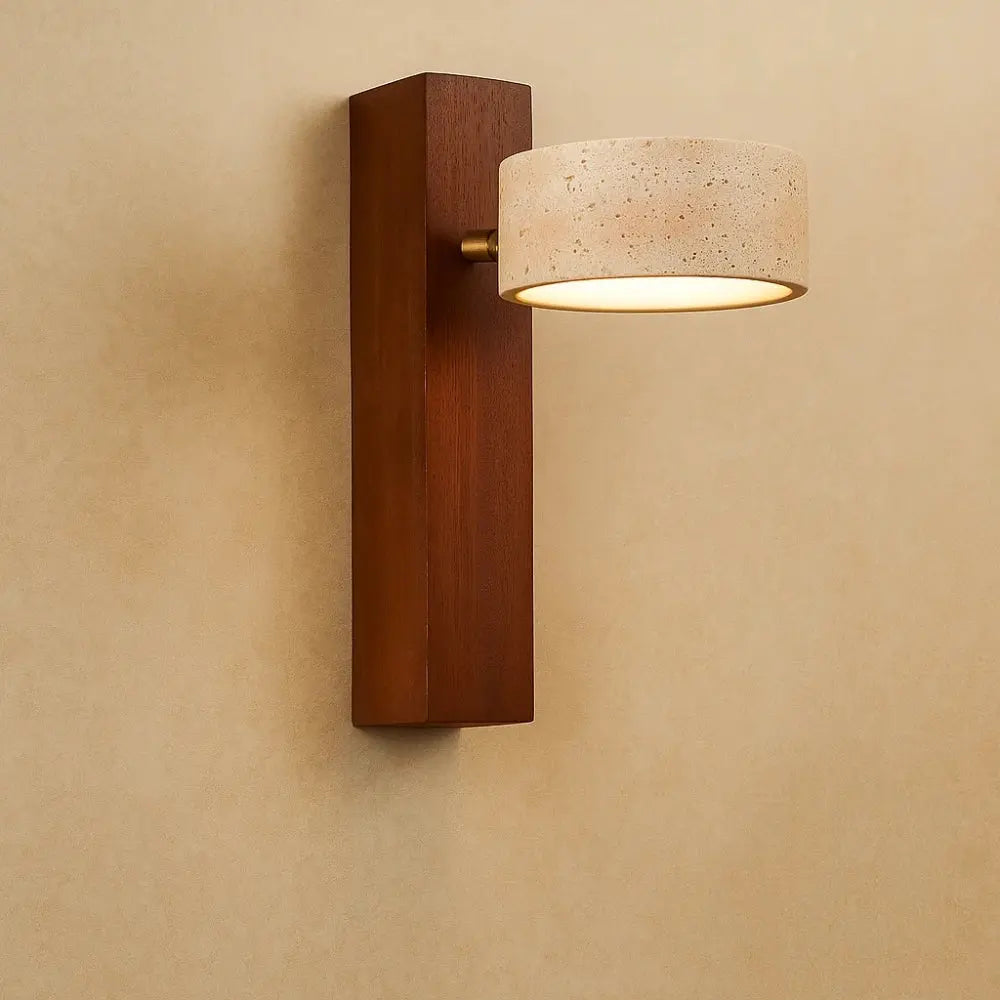 Applique Interieur Murale - Lueur Travertin Naturelle