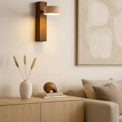 Applique Interieur Murale - Lueur Travertin Naturelle