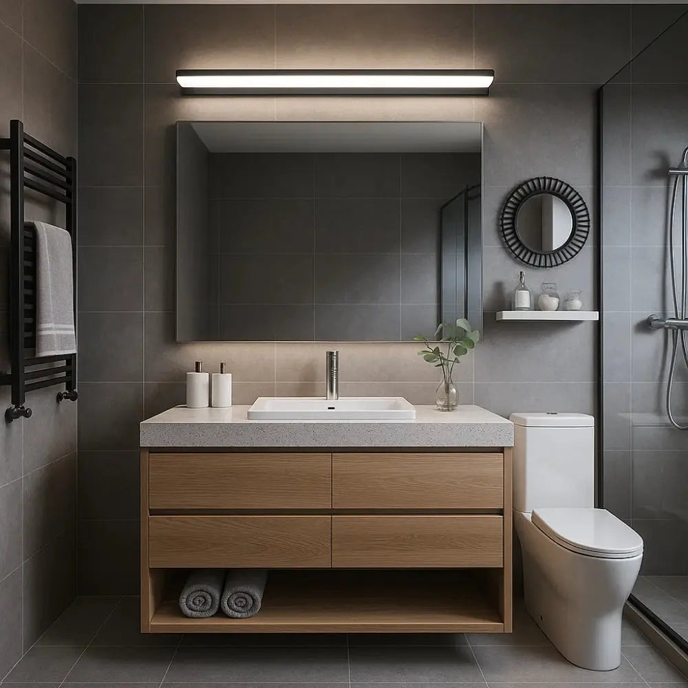 Applique Murale Salle de Bain - Reflet LED Épuré