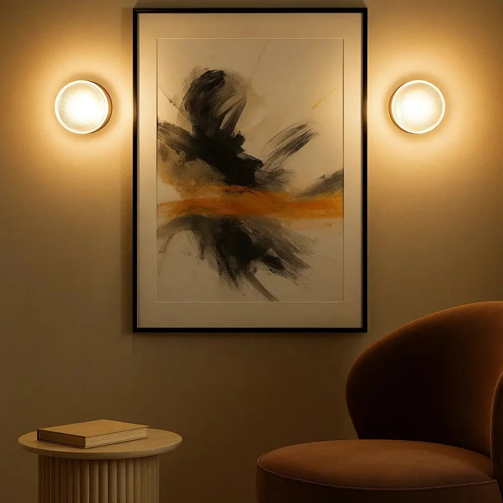 Applique Murale en Verre - Lueur Cristalline