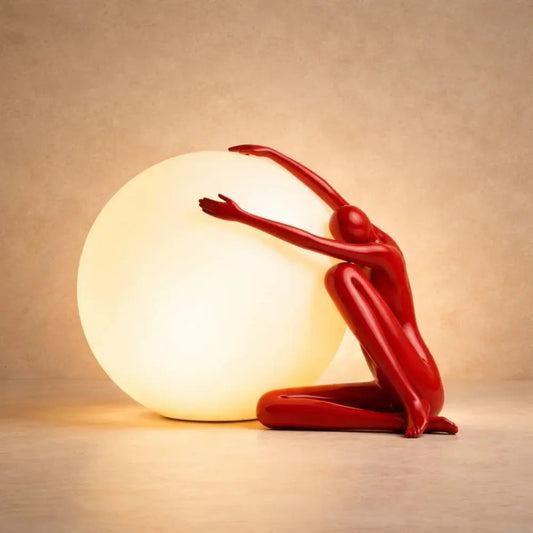 Boule Lampe - Sphère Sculptée Nordique
