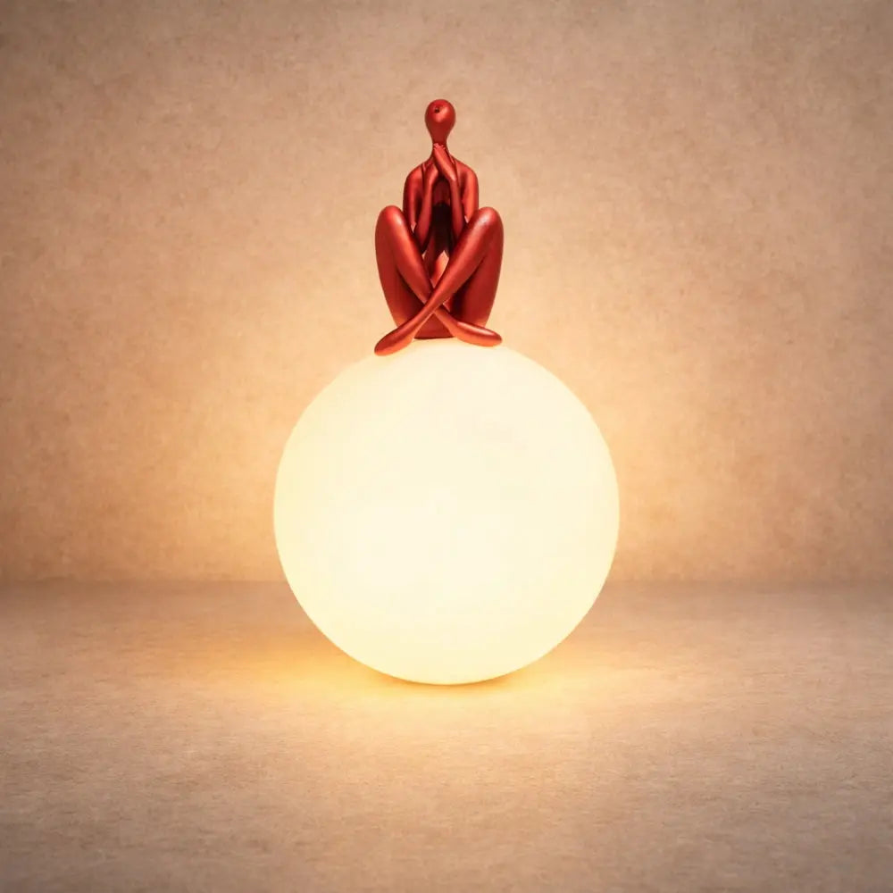 Boule Lampe - Sphère Sculptée Nordique
