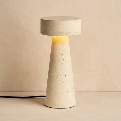 Lampe Travertin - Sculpture Antique