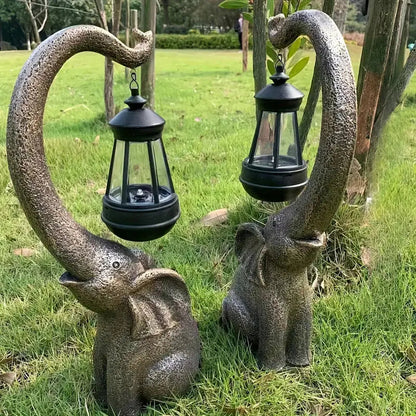 Lampe Extérieure Solaire - Charme d'Éléphant