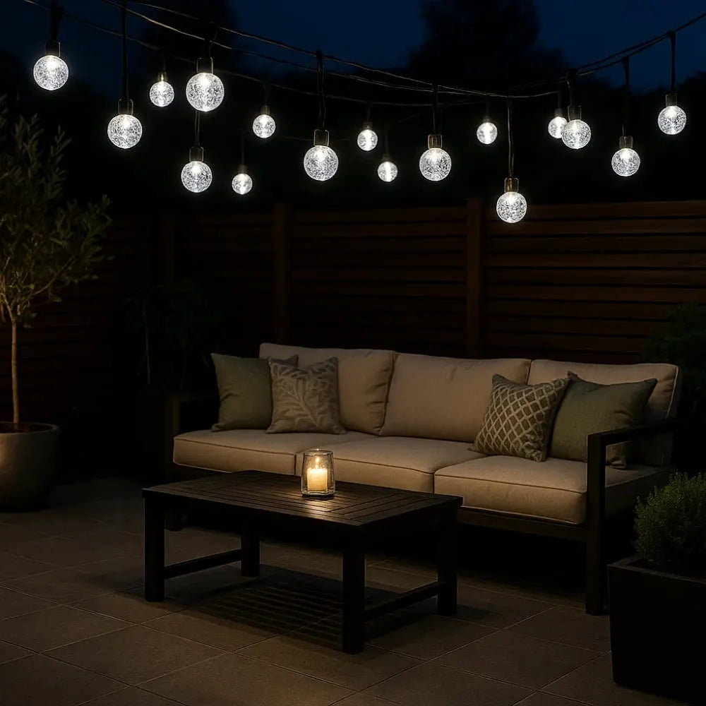 Guirlande Lumineuse Extérieur Solaire - Lueurs Festives Bohèmes