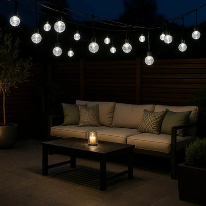 Guirlande Lumineuse Extérieur Solaire - Lueurs Festives Bohèmes