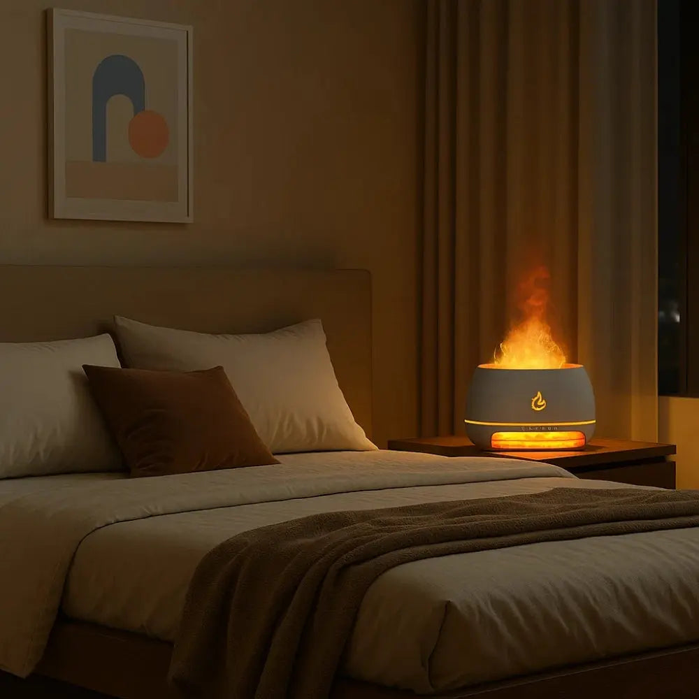 Humidificateur d'air chambre - Brume Enflammée
