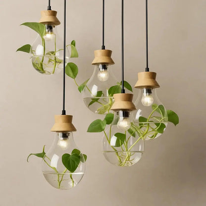 Suspension Luminaire Lampe - Flore Éclairée