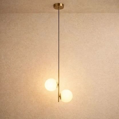 Lampe À Suspension - Sphères Laiton Nocturne