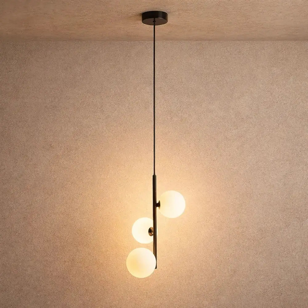 Lampe À Suspension - Sphères Laiton Nocturne
