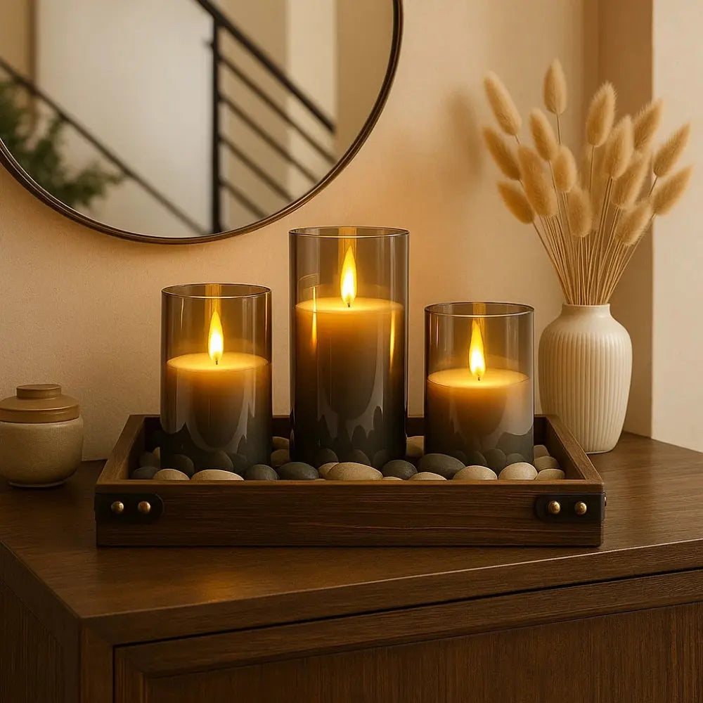 Lampe Bougie - Le Trio Éternel