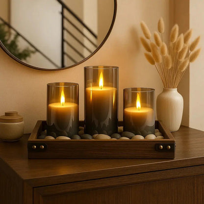 Lampe Bougie - Le Trio Éternel
