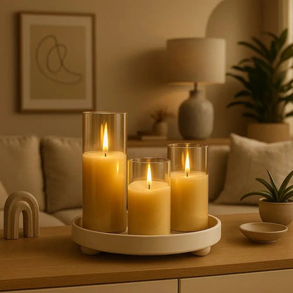Lampe Bougie - Le Trio Éternel