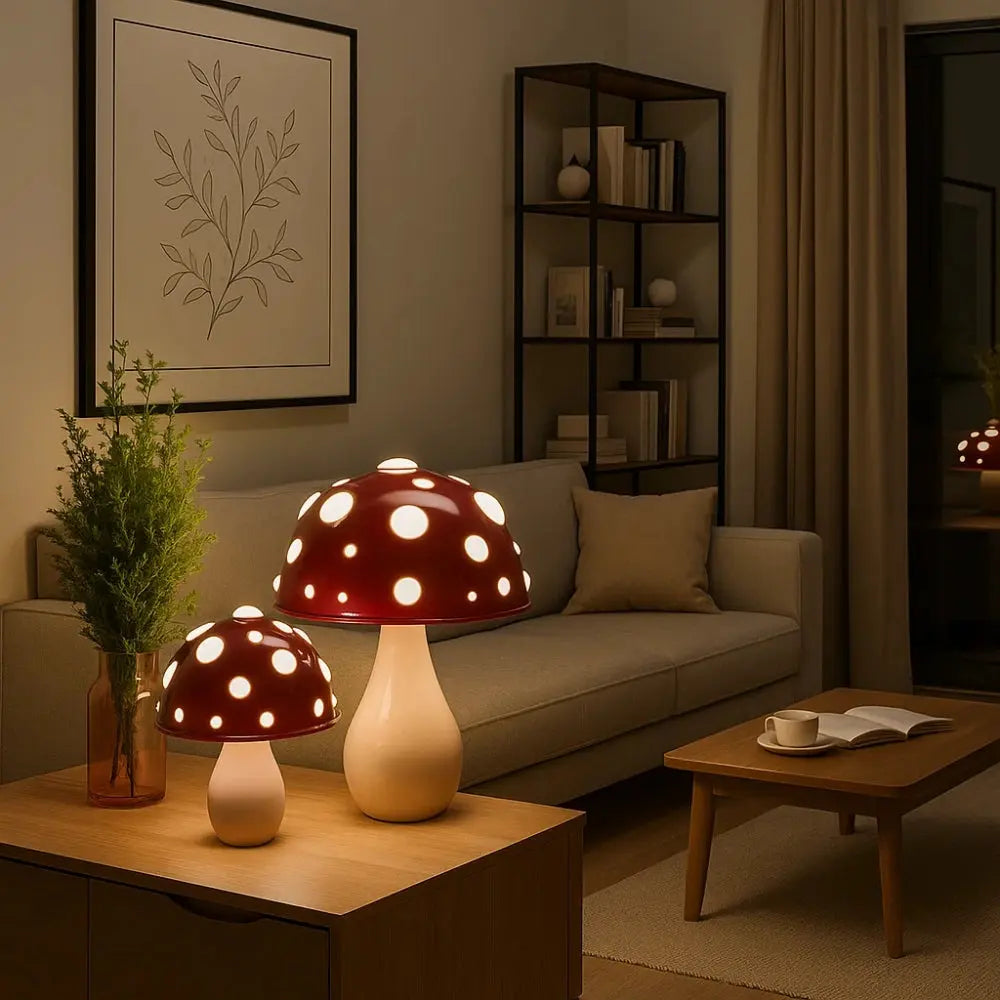 Lampe Champignon - Lueur Magique