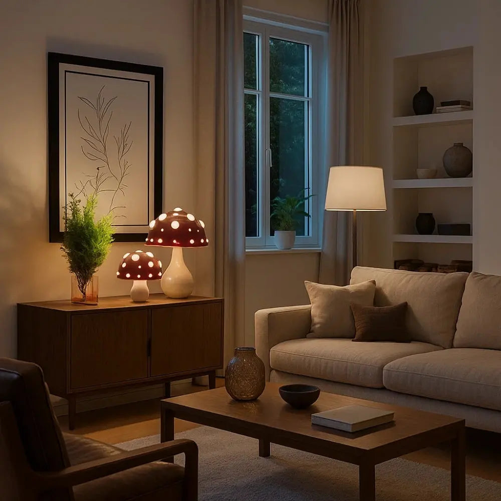 Lampe Champignon - Lueur Magique