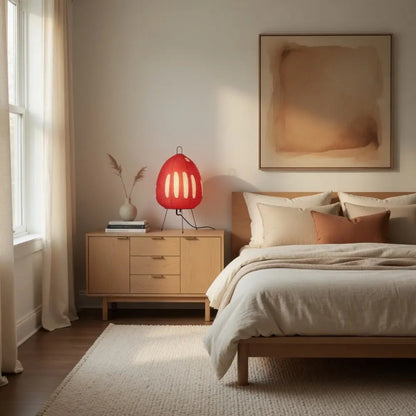 Lampe De Table - Papier Washi Trépied