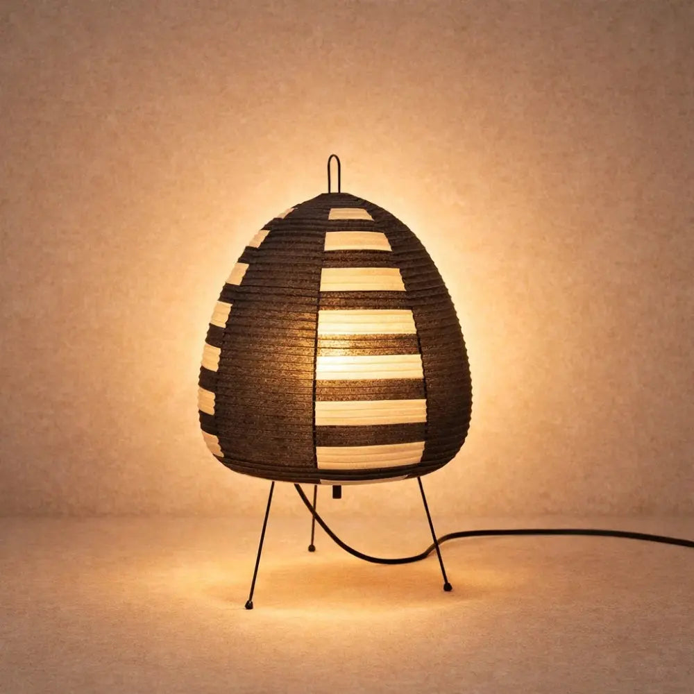 Lampe De Table - Papier Washi Trépied