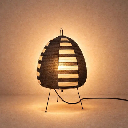 Lampe De Table - Papier Washi Trépied
