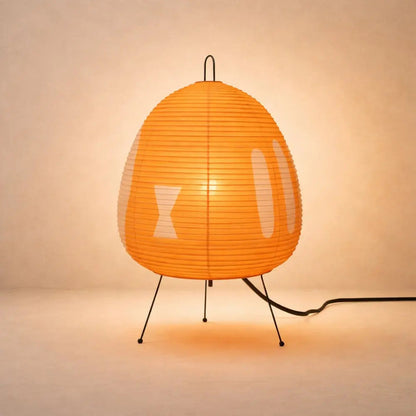 Lampe De Table - Papier Washi Trépied