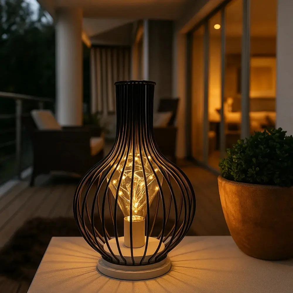 Lampe Fer Forgé - La Lumière Sauvage