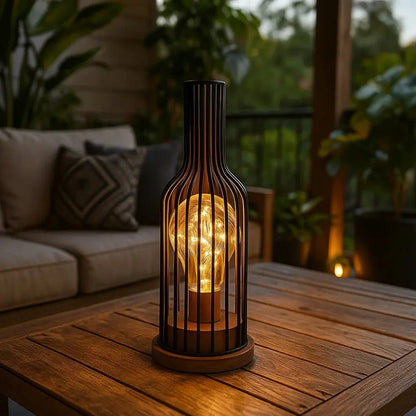 Lampe Fer Forgé - La Lumière Sauvage