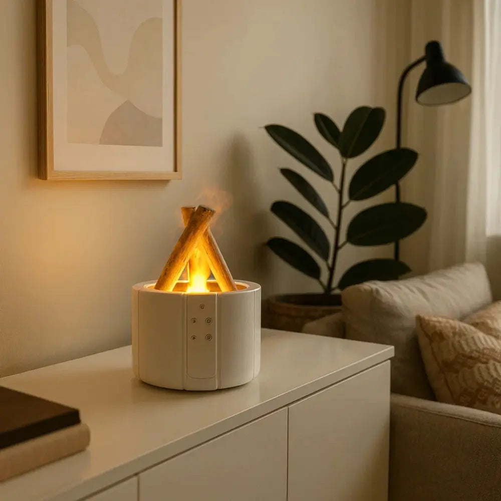 Lampe Flamme - Flamme Brumeuse Apaisante