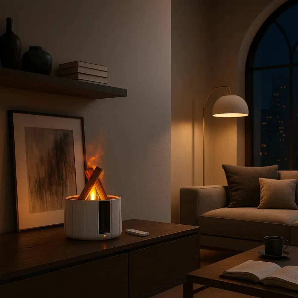 Lampe Flamme - Flamme Brumeuse Apaisante