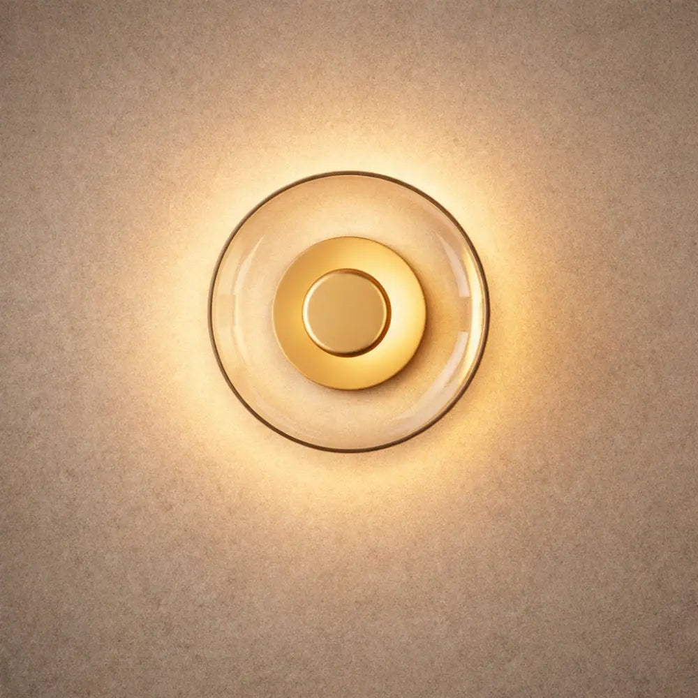 Lampe Led Murale - Halo Circulaire Verre