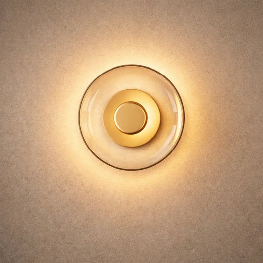 Lampe Led Murale - Halo Circulaire Verre