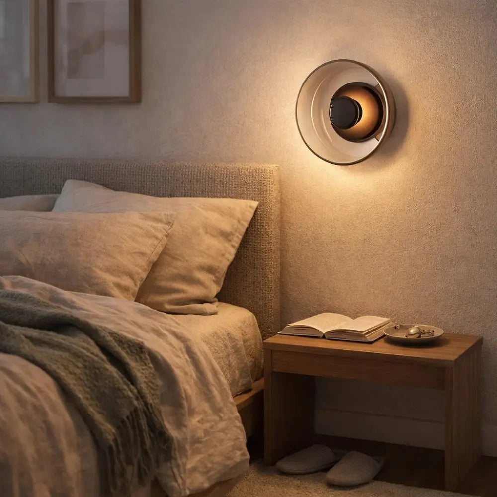Lampe Led Murale - Halo Circulaire Verre