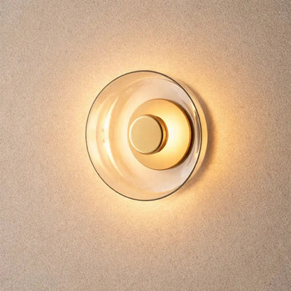 Lampe Led Murale - Halo Circulaire Verre