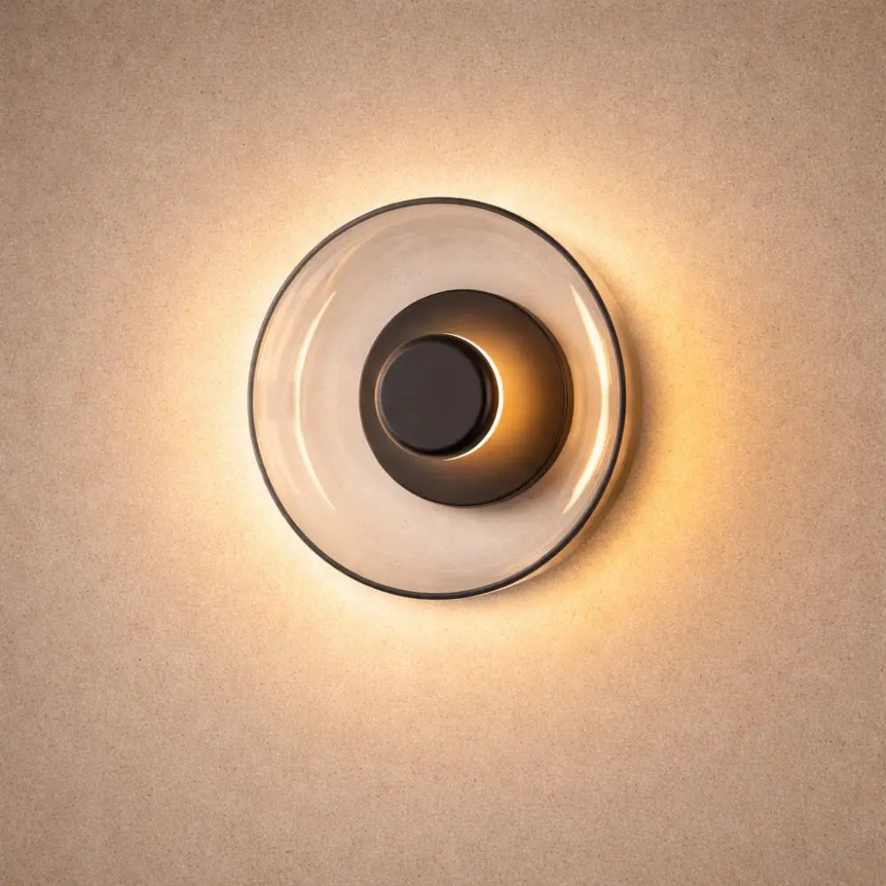 Lampe Led Murale - Halo Circulaire Verre
