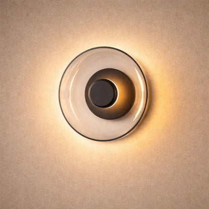 Lampe Led Murale - Halo Circulaire Verre