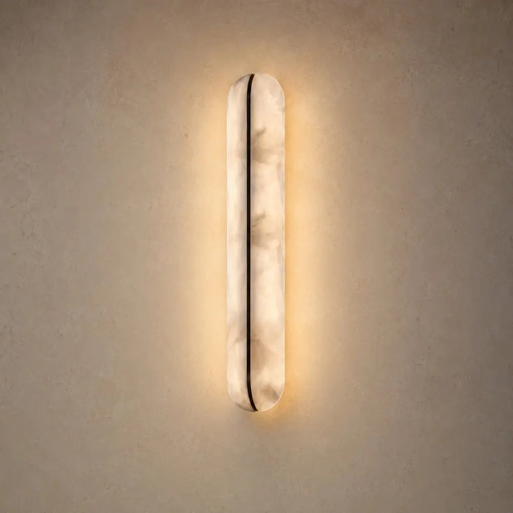 Lampe Mural - Marbre Vertical Élégant