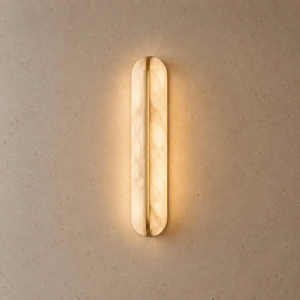 Lampe Mural - Marbre Vertical Élégant
